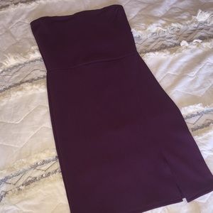 dark purple dress